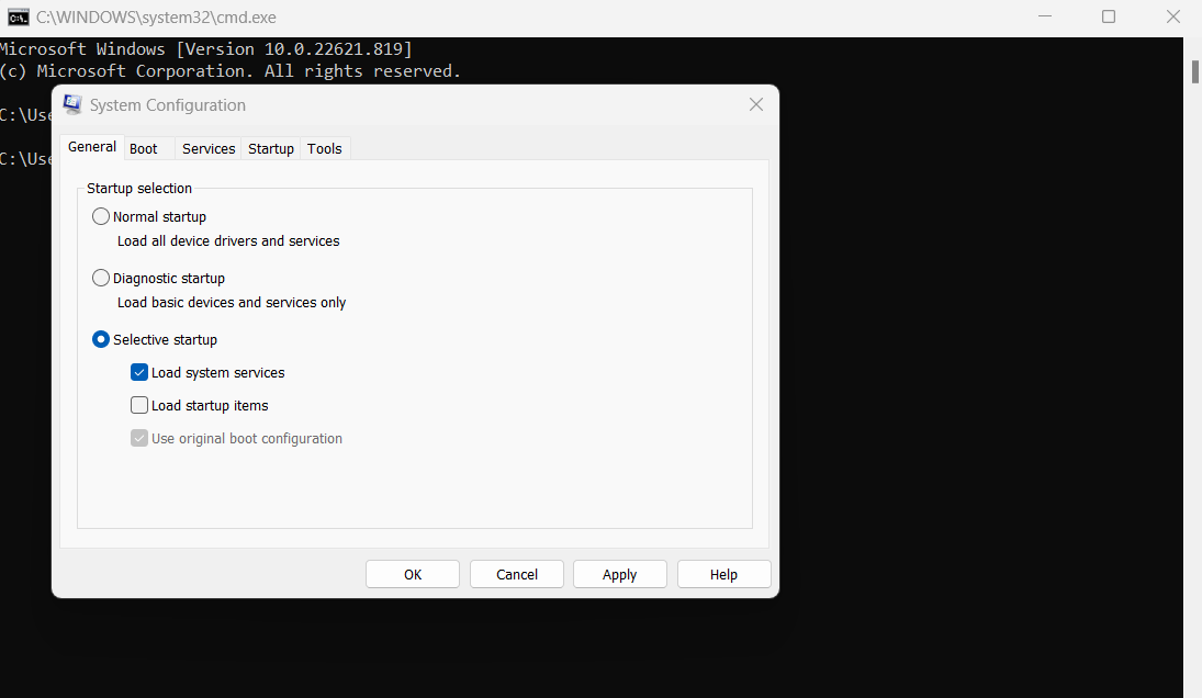 Configuración del sistema