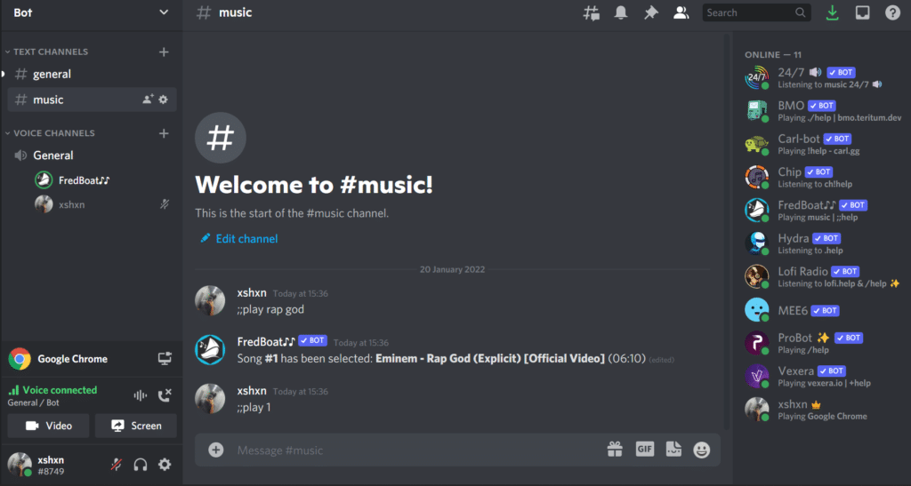 6 Mejores Bots de Música de Discord (Para Spotify, YouTube) 34 Fredboat Discord music bot