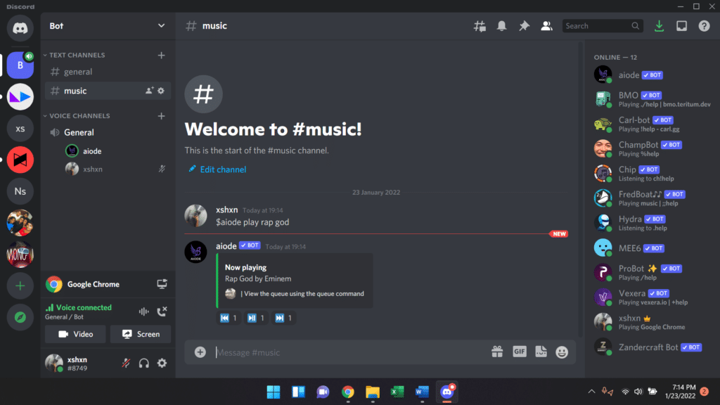 6 Mejores Bots de Música de Discord (Para Spotify, YouTube) 36 Bot de música Aiode para Discord
