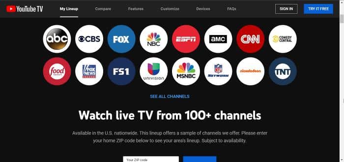 YouTube TV