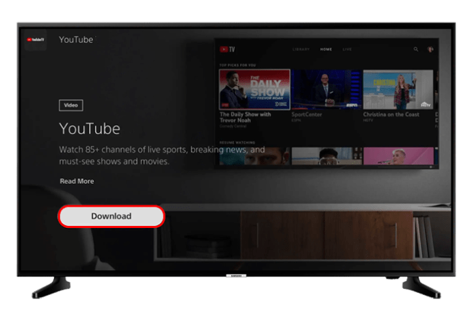 Cómo descargar YouTube en un televisor Samsung 36