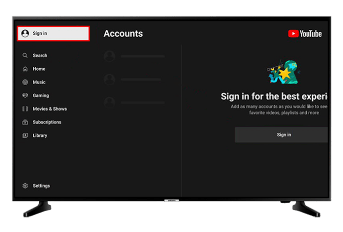 Cómo descargar YouTube en un televisor Samsung 47