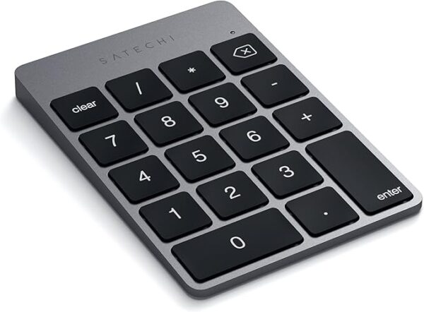 SATECHI Teclado Inalámbrico Numérico Slim de Aluminio Bluetooth