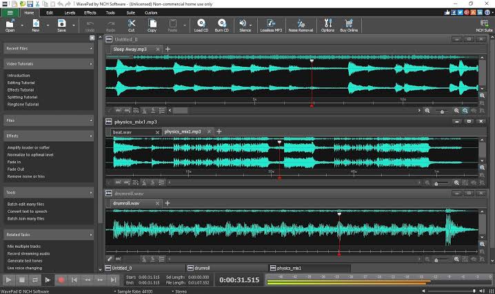 convertidor de mp3 a karaoke wavepad by nch