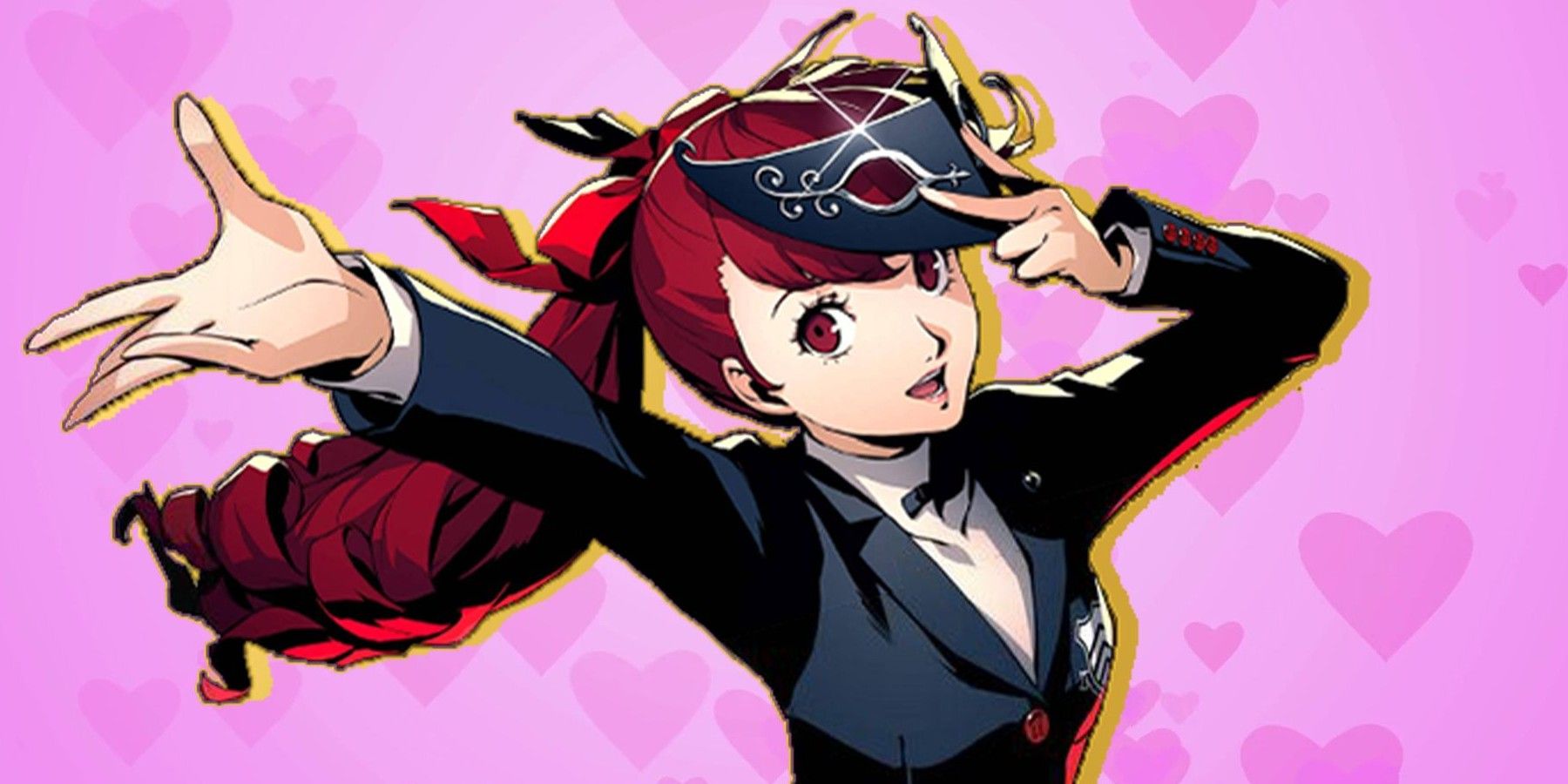 Kasumi de Persona 5 Royal celebra