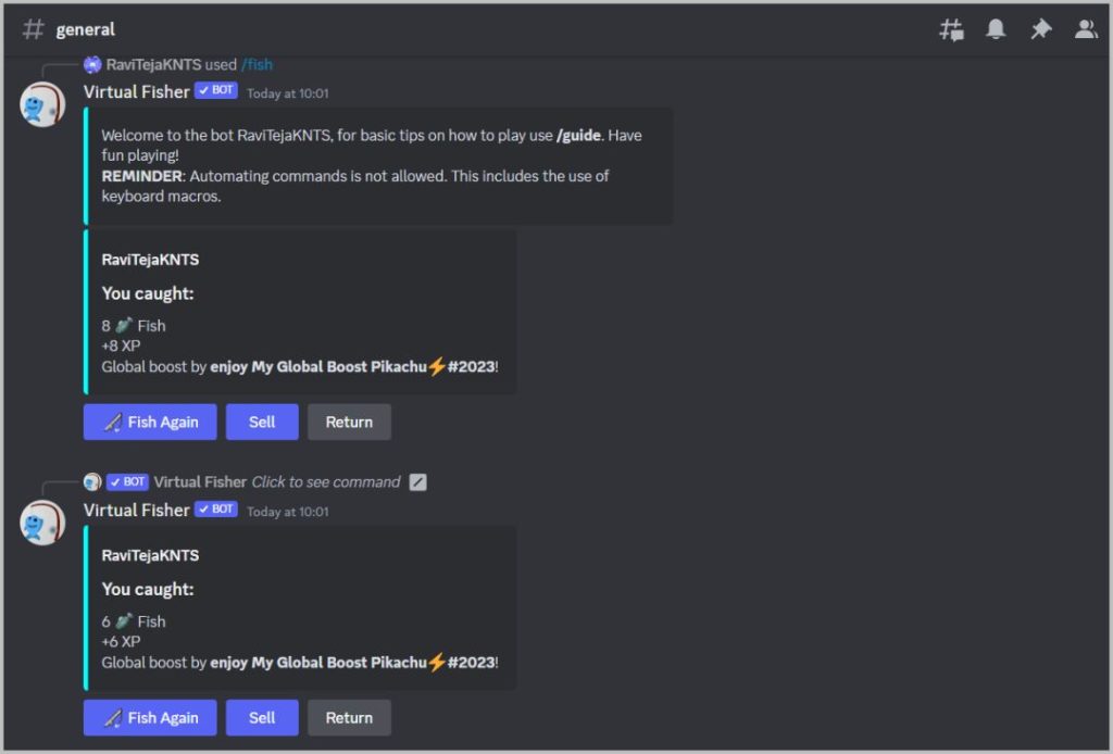 6 mejores juegos de Discord para añadir a tu servidor 43 Virtual Fisher Discord Bot