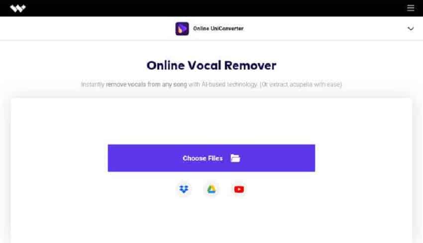 añadir archivos de audio en uniconverter