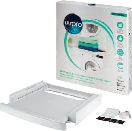 6 mejores soportes de secadoras sobre lavadoras 10 Wpro SKS101 Stacking Kit - El mejor soporte de secadora sobre lavadora