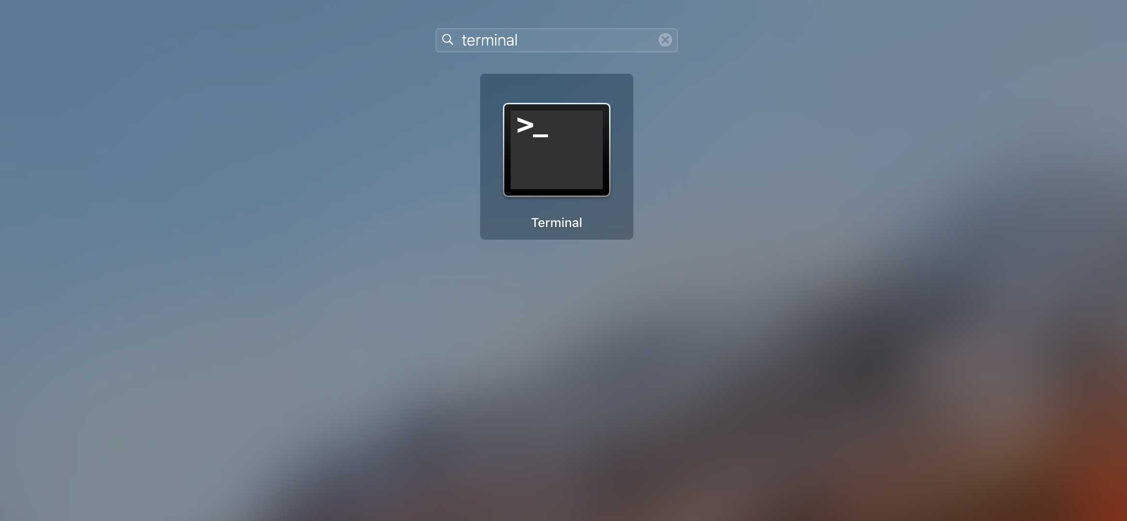 abrir el terminal de macOS