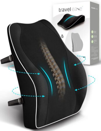 6 Mejores cojines lumbares para sillas de oficina 10 Travel Ease Cojín de Soporte Lumbar Ergonómico