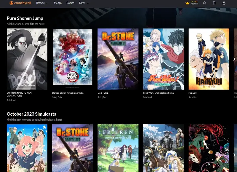 Crunchyroll - Ver anime y leer manga en línea