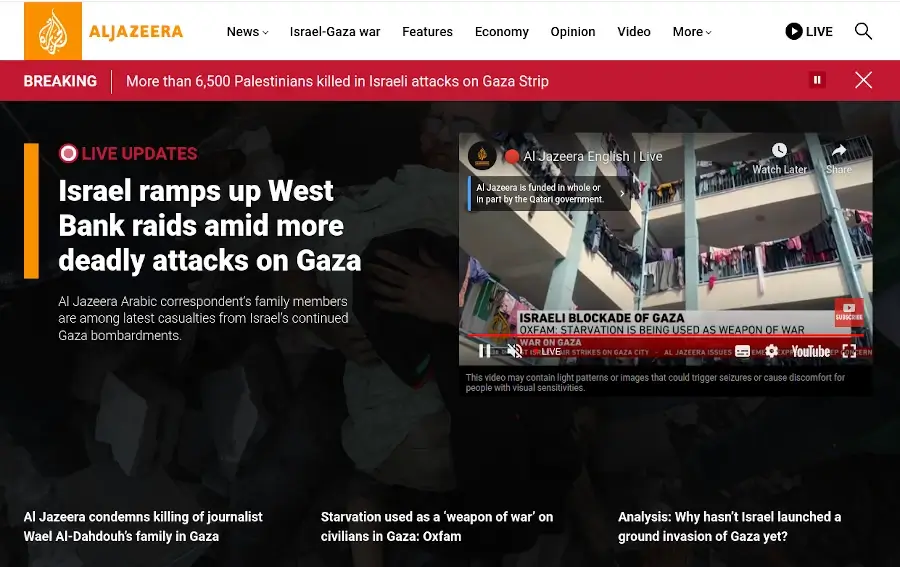 Al Jazeera - Noticias de última hora, noticias mundiales y vídeo 