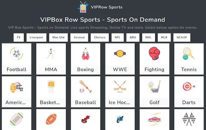 VIPRow Deportes