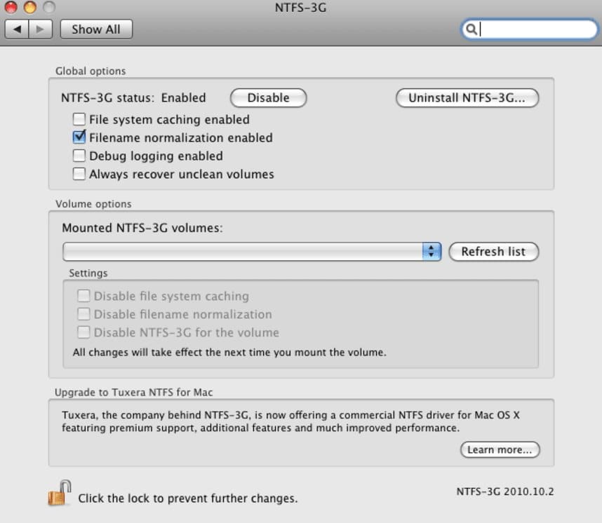 6 mejores drivers o controladores NTFS para Mac 18 NTFS 3G para MAC