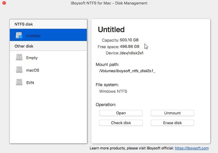 6 mejores drivers o controladores NTFS para Mac 20 iboysoft NTFS para Mac driver