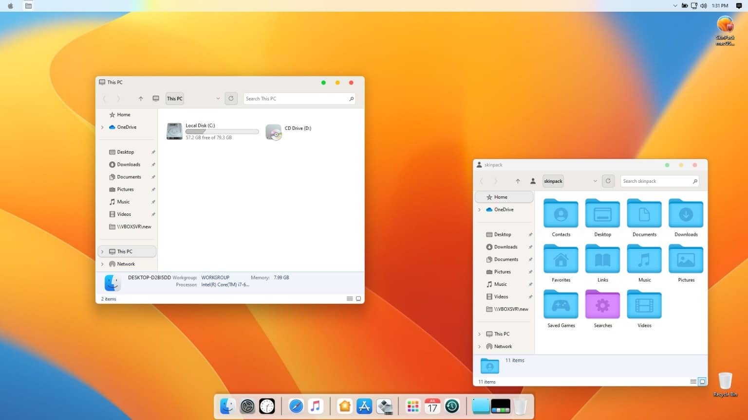 6 mejores skins para Windows 7 24 macOS Skin Pack Windows 7