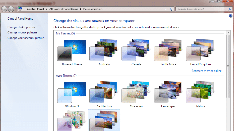 6 mejores skins para Windows 7 33 Temas de Windows 7