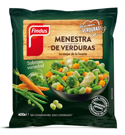 Mejores menestras congeladas según la OCU 6 Findus Menestra de la Huerta - La mejor menestra OCU