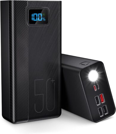 6 mejores cargadores o baterías portátiles 24 50000mAh Power Bank - bateria portatil