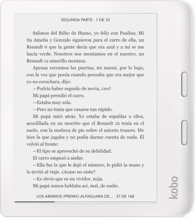 Kobo Libra 2 eReader Pantalla 7 táctil