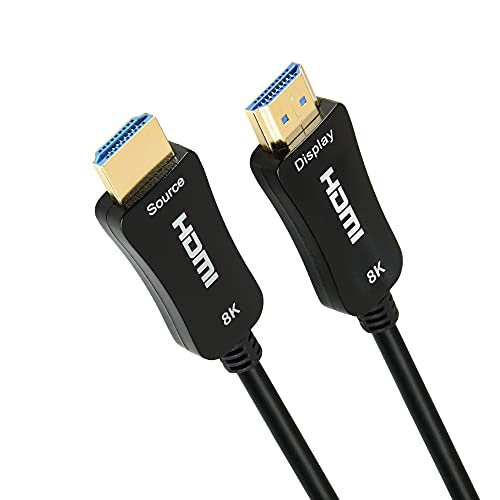 Guía de los cables HDMI de fibra óptica ¿merecen la pena? 14 Cable HDMI 2.1 de fibra óptica iBirdie 8K
