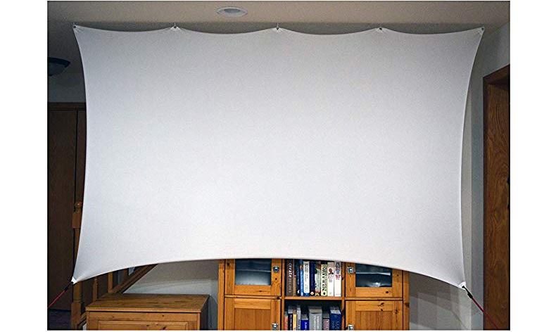 6 mejores materiales para pantallas de proyector caseros para una imagen excelente 20 Hoja como pantalla de proyector