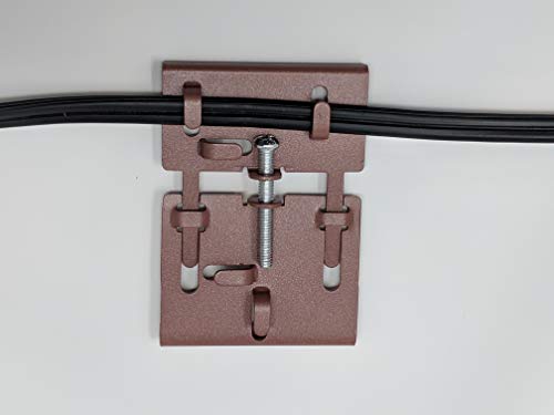 Gancho para pinza de ladrillo - Sujetador - Sostiene hasta 30 libras - Cuelga decoraciones - Ajustable - Se adapta a ladrillos de 2 3/8" a 3 1/4