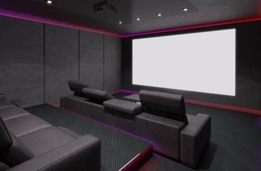 Hidden Surround Sound home theater