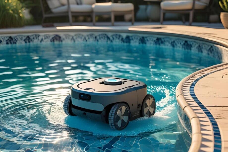Piscinas de Gresite tipo de robot limpiapiscinas