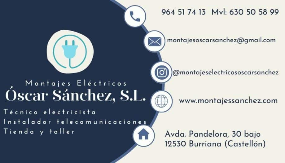 Montajes Eléctricos Óscar Sánchez castellon