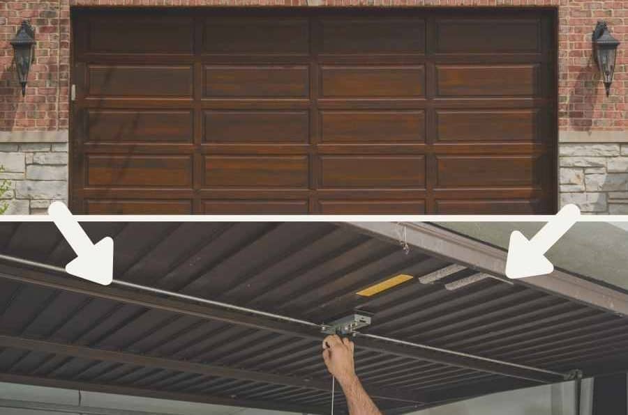 Funcionará un proyector en una puerta de garaje