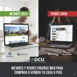 Mejores y peores paginas web para comprar o vender tu casa o piso segun la ocu