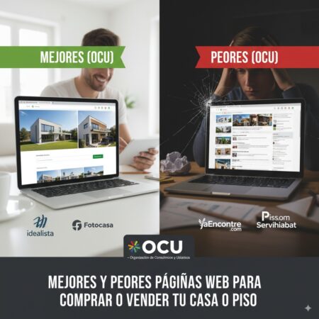 Mejores y peores páginas web para comprar o vender tu casa según la OCU 1 Mejores y peores paginas web para comprar o vender tu casa o piso segun la ocu