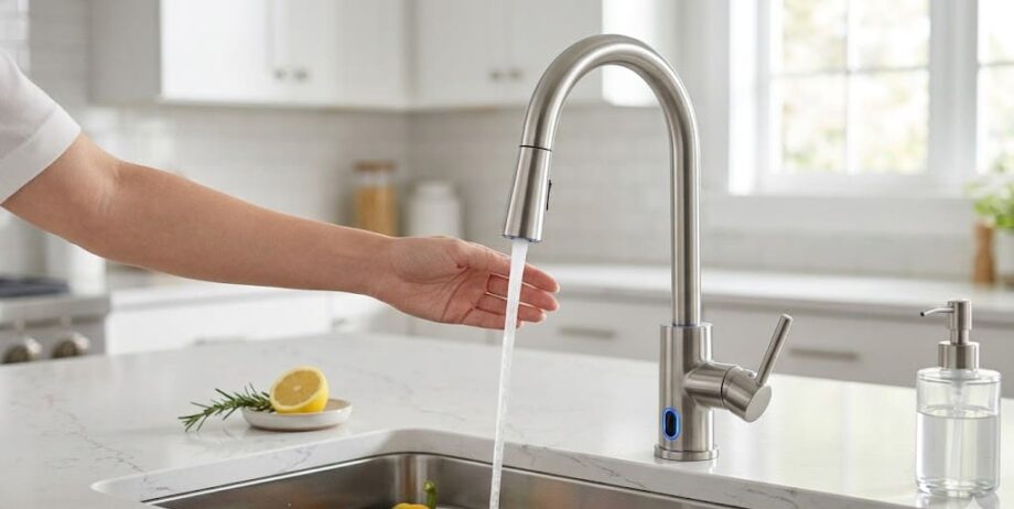 Merece la pena invertir en un grifo de cocina con sensor táctil o automático