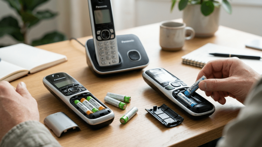 Cuándo Cambiar las baterías de tu teléfono fijo NiMH vs Litio