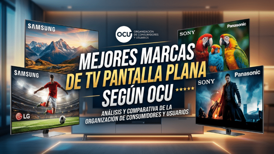 mejores marcas de tv de pantalla plana ocu